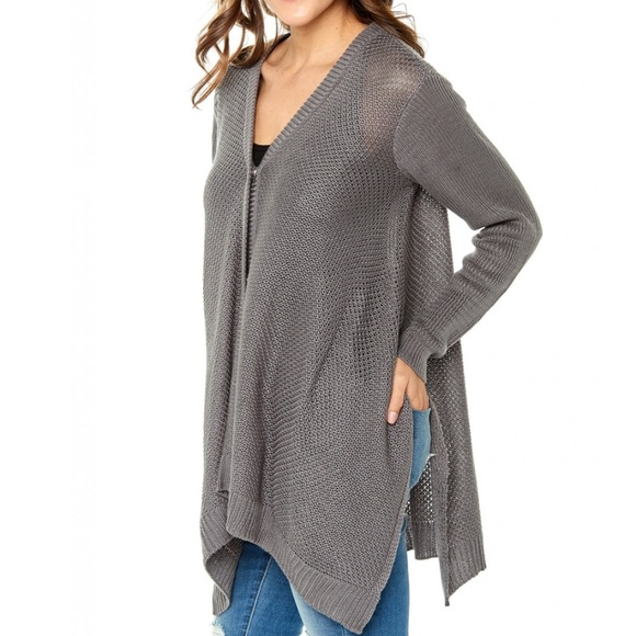 Jack by BB Dakota Sweaters - [Jack by BB Dakota] Gray Cardigan Sweater